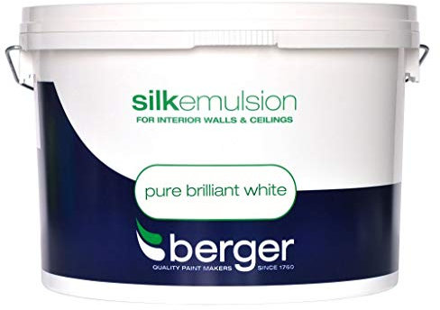 Berger Vinyl Silk 10L Pure Brilliant White 5020454