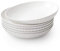 ZEN Pleats Salat- und Pastaschalen aus Porzellan, 652 ml, Weiß, 6 Stück