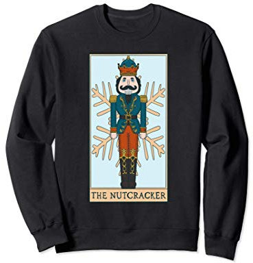 The Nutcracker - Christmas Tarot Card Sweatshirt
