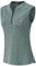 YSENTO Damen Poloshirt Ärmelloses Golf Tennis Shirt Quick Dry Leicht Sport Oberteile Polohemd Tanktops mit Kragen(Himmelblau,2XL)