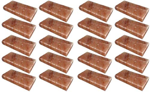 SudoreWell® Salzfliese 20 x 10 x 2,5 cm aus der Salt Range Pakistan (20 Stück)