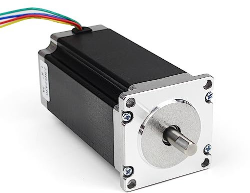 CPOWACE NEMA 23 Stepper Motor 57 Motor 112 mm 2.8 Nm (425 oz.in) 3A 1.8° 4 Lines 2 Phase for Robot, 3D Printer CNC Milling Laser Machine