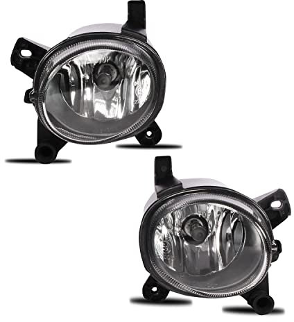 Nebelscheinwerfer kompatibel mit 2007-2014 AUDI A1 A4 Wagon A5 A6 Q3 (8X 8K2/8K5 8T/8F 4G2/4G5/4GH 8UB/8UG) VW Passat CC (357), H11-55W, 1 Paar (Fahrer- und Beifahrerseite) (Klar)