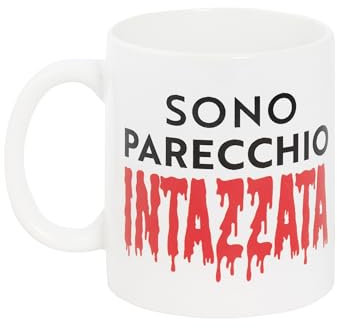 O.P.S. - Tazza In Cercamica Personalizzata, Con Frasi Divertenti e Dal Design Accattivante, Adatta Per Forno, Microonde, Lavastoviglie, Capacità 350ml, Formato cm 10hx8x8 - Intazzata