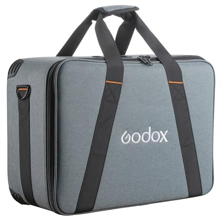 GODOX CB33 Carry Bag ML30 and ML60 Series LED Light Padded Lighting Bag for Photography Equipment Padded Fabric Reconfigurable Dividers