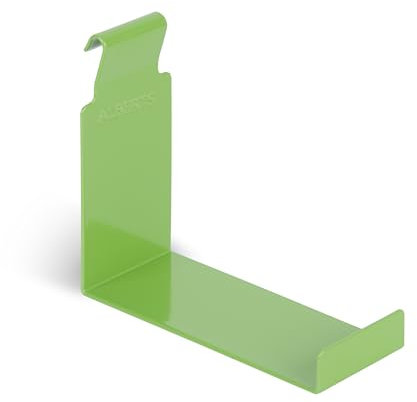 Alberts 689377 Dekorhaken für Doppelstabmatten - Gr. XL - sendzimirverzinkt - gelbgrün - kunststoffbeschichtet - RAL6018