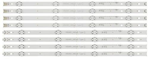 LUNCHS Tira de retroiluminación LED compatible for LG 49UW660HUD 49UH617VTB 49UH617YTB 49UH6200ND 49UH6207ZA 49UH620VZA 49UH6210ND 49UH61_UHD_A B