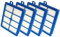 Staubsauger 4 x Ersatzfilter HEPA 13 Filter kompatibel für Staubsauger EFH13W AEF13W FC8031 FC8038/01
