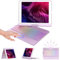 KBCASE Clavier iPad 9ème Génération, 360° Flip Coque Clavier sans Fil Bluetooth avec Multi-Touch Trackpad & éclairage Coloré à 7 Couleurs pour iPad 9/8/ 7 ème Génération 10.2 2019-2021