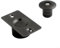 Invisible Magnetic Door Stopper for Bedroom and Office Strong Hold with Elegant Appearance (Gray)