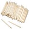 200 Pcs Orange Wood Nail Sticks, Wooden Cuticle Pusher, Orange Stick, Wooden Nail Sticks for Nails Manicure Pedicure