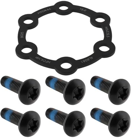 eMagTech 2mm Hub Brake Disc Spacer with Screws Aluminum Alloy Suitable for Most Mountain Bikes