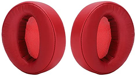 XUXHOU MDRXB950BT -Kopfhörer aus Weichem Leder und Einem Bequemen Schwamm, Verbesserung der Geräuschisolierung, 2 Packung (Rot)