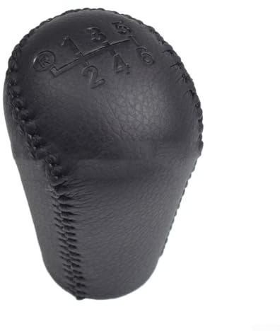 LatoYard Pomo de palanca de cambios de cuero de 6 velocidades para Toyota Land para Cruiser GRJ120 2003-2016, pieza de repuesto 33504-12250-C0, color negro