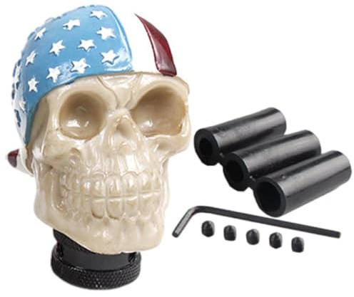 Totenkopf Schaltknauf Big Teeth Resin Skull Gear Shifting Stick