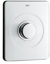 GROHE Wall Plate, Stainless Steel Chrome 43901000