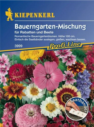 Bauerngarten für Rabatten und Beete Saatband