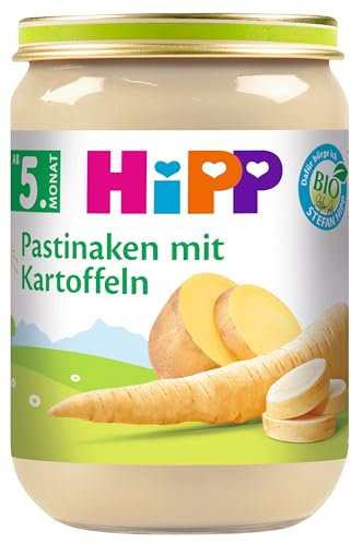 HiPP Pastinaken mit Kartoffeln Bio, 6er Pack (6 x 190 g)