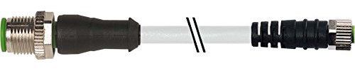 M12 Stecker 0° / M8 Buchse 0°