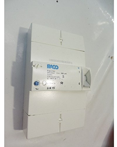 Legrand LEG21015 Disjoncteur de branchement EDF baco diff 500 ma sélectif 4p 60 A