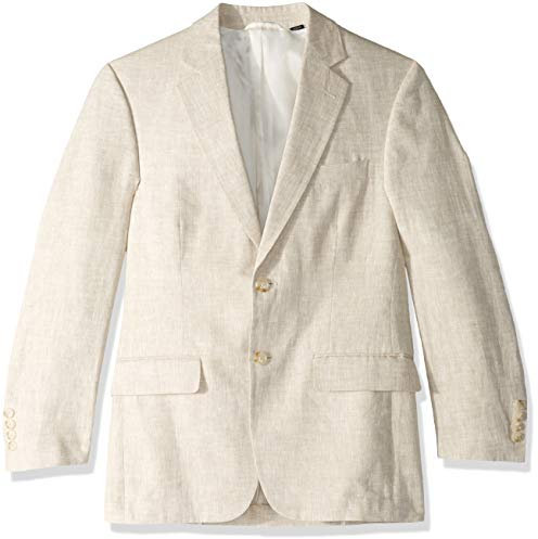 Palm Beach Herren Brock Leinen Sportcoat Lässiger Blazer, Natürlich, 54