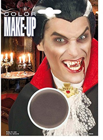 NET TOYS Graue Zombie Schminke Karneval Make Up grau Theaterschminke Faschingsschminke Halloween Makeup Schminkfarbe Vampir Karnevalsschminke