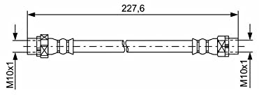 BOSCH Bremsschlauch 1987481582