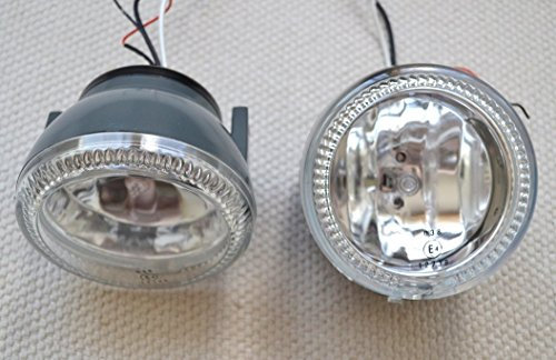 12 V 2 x Angel Eyes Universal Nebelscheinwerfer Spot Halogen Lichter Auto Van Bus SUV Offroad Truck
