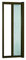 GrecoShop Zanzariera a rullo in alluminio per porte/balconi con profilo riducibile/regolabile avvolgimento orizzontale 150x250cm Marrone (Cod.:4827)