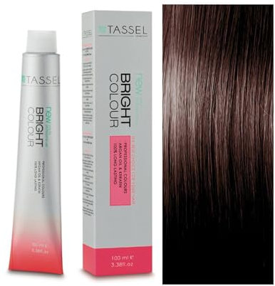 Tinte Permanente Tassel Bright Colour con Argán y Keratina - Nº7.35 RUBIO MEDIO DORADO CAOBA - 100 ml