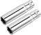sourcing map 2 Pcs 1/4 Inch Drive 9mm 6-Point Deep Socket, Metric, Cr-V