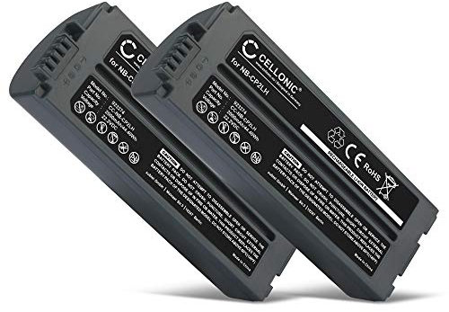 CELLONIC, Batterie pour Imprimante Portable Compatible avec Canon Selphy CP1300, Selphy CP800, Selphy CP1200 (2000mAh, 22.2V) 2X