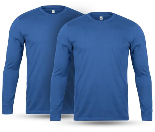 Pack of 2 Men's Thermal Long Sleeve Top Extreme Hot 0.45 Tog Underwear Vest Free Post Size S-XXL
