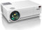 YABER Proiettore, 7200 Lumen Videoproiettore 1080P Nativa (1920x1080) ±50° Trapezoidale Correzione Led Full Hd 350 Videoproiettore Domestico Per Iphone, Smartphone, Pc, Tvbox, Laptop, Ps4