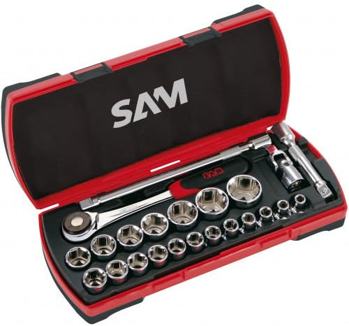 Coffret Douilles Et Accessoires 1/2'' - 23 Outils - Sam Outillage