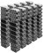 Stapelboxen Set – 100x Stapelbox mit Deckel 195x120x90 mm – Sichtbox Stapelbox Lagerbox, Schwarz