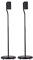 LJHU Black Speaker Stand Pair, Compatibility Bose, Adjustable Height, Durable Metal Construction, Easy to Assemble, Universal Fit, Part Number 78951