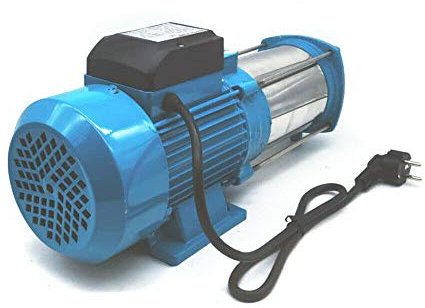 Bomba centrífuga de jardín, 2200 W, bomba centrífuga de 5 niveles, 3000 l/h; altura máxima de extracción: 100 m; presión máxima: 10 bar.