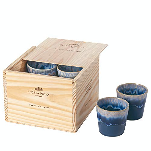 Costa Nova Coffee cups Grespresso Denim 190ml - 8 pieces - Gift box