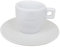 Moak Caffe Espressotasse mit Unterteller in weiss