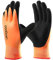 COOLJOB Waterproof Work Gloves for Winter, Grip Thermal Work Gloves with Double Coated Latex, Freezer Gloves for Car Washing, Fishing, Cleaning, Orange, 1 Pair XL