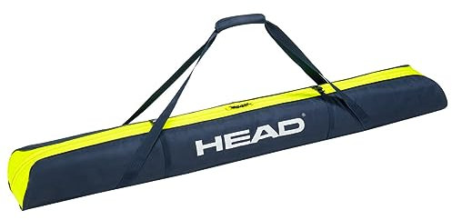 Head 383062, Double Skibag, Borsa da Sci, Blu/Giallo, Taglia Unica Unisex-Adult