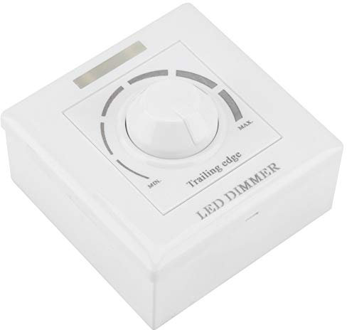 Interruttore Dimmer Regolabile a Luce LED, Controllo Luminosità Telecomando IR Interruttore Dimmer Rotante Digitale per Casa 200W(220V)