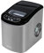 GGM Gastro Eiswürfelmaschine - hohler Zylinder - 12kg/24h - rot - 2 verschiedene Eiswürfelgrößen - 230 V - 2,20 Liter Wassertank - für Restaurants, Cafés, Bars und private Haushalte - Silber - EBSH12