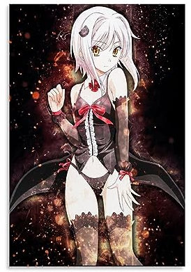 ELedvb HD Anime Poster Is A Hot Girl High School Poster, Leinwand-Poster, dekoratives Gemälde, Leinwand-Wandposter und Kunstdruck, modernes Familienschlafzimmer-Dekor-Poster, 20 x 30 cm