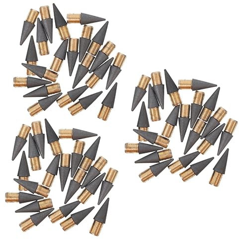 STOBOK 105pcs Inkless Pencil Replacement Tips Graphite Tips for Everlasting Pencils for Study and Office Use Convenient and Easy to Replace for Sharing Family and Friends