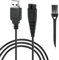 Vicloon Hatteker Rasierer Ladegerät, 5V Shaver Ladekabel Mit kleinem Pinsel, Beard Trimmer Ladegerät Epilierer Charger Compatible für RFC-588、RFC-598、RFC-690、RFC-692、RFC-696、RSCX-9598、RSCX-7568