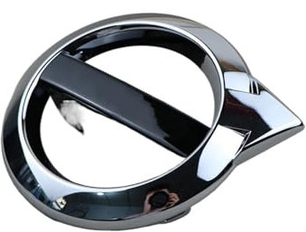 31383645 Echter Frontstoßstangengrill, verchromt, schwarzes Emblem, Grilllogo, kompatibel for Volvo S60 S90 V60 XC40 XC60 XC90 31383854 31383646