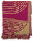 Bloomingville Hochwertige Tagesdecke 160x130 cm – Vielseitige Kuscheldecke aus recycelter Baumwolle, ideal als Sofadecke, kuschelig weich und pflegeleicht (Pink)