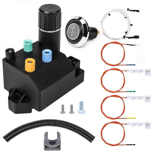 66354 - Accensione a gas a 4 uscite, accensione piezoelettrica per la sostituzione del barbecue, kit di accensione per barbecue, parti di ricambio per barbecue Weber per Genesis